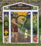 Stretton-cum-Handley School Well Dressing