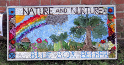 Blue Box Belper Well Dressing