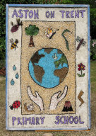 Aston-on-Trent Primary School Well Dressing